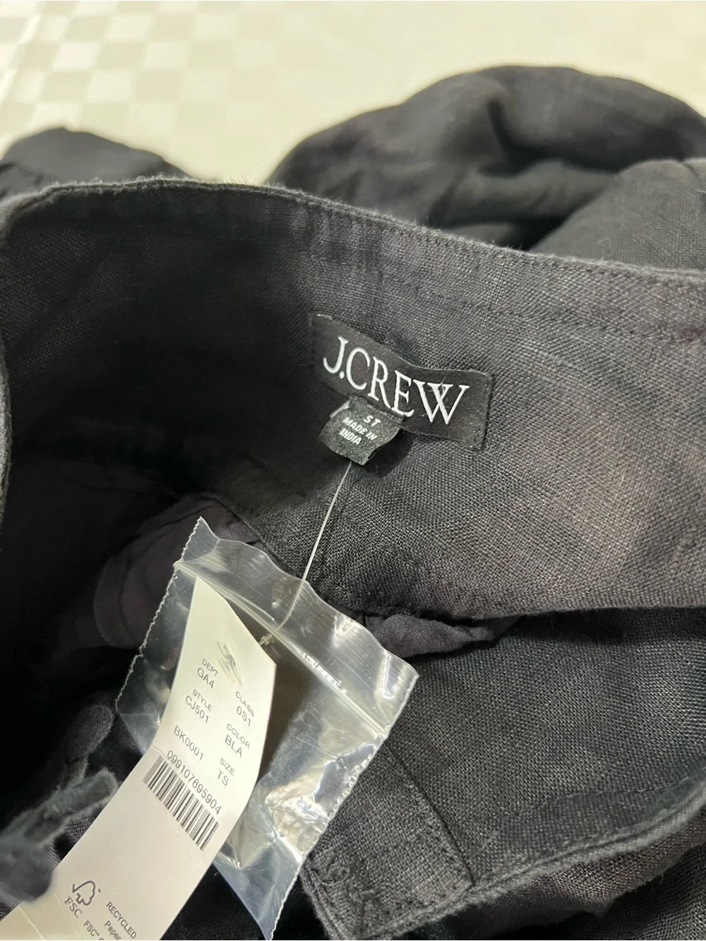 J. Crew classic black